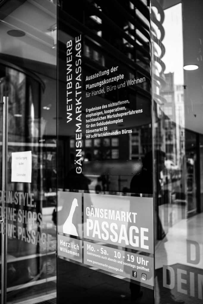 Presse und Veranstaltungsfotografie für Neubau Gänsemarktpassage Hamburg
